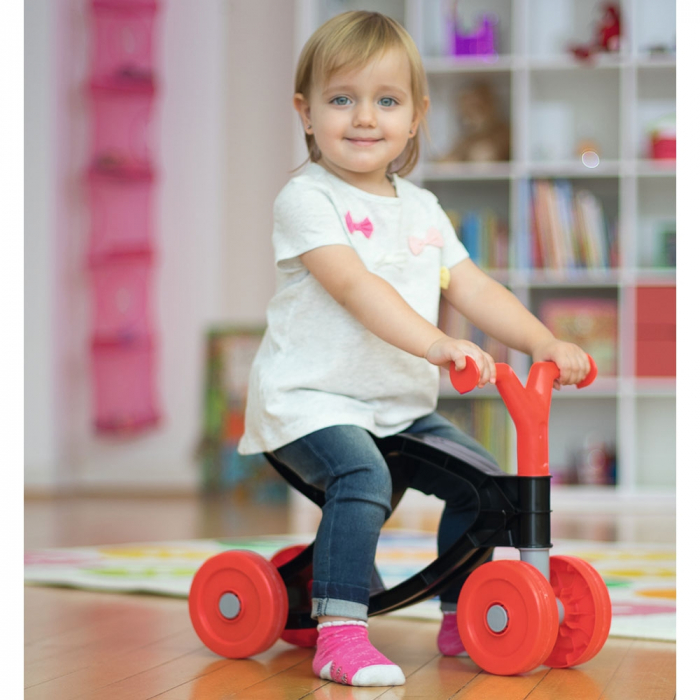 Bicicleta fara pedale Big Flippi black [6]
