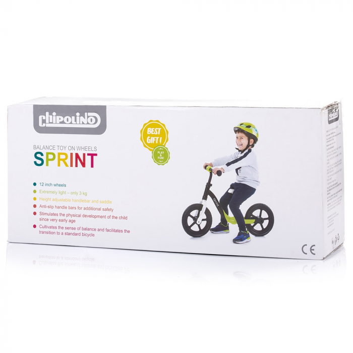 Bicicleta fara pedale Chipolino Sprint yellow [4]