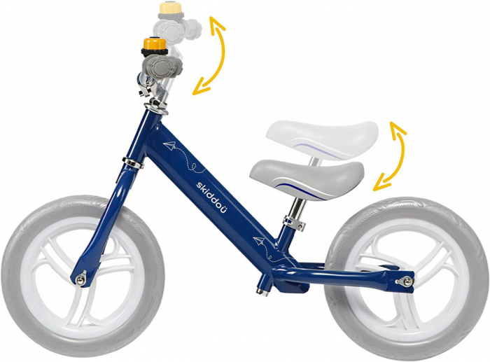 Bicicleta fara pedale Nils, Skiddou, Denim, Bleumarin [9]