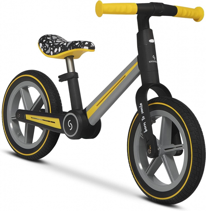 Bicicleta pliabila fara pedale Skiddou Ronny, Galben [8]