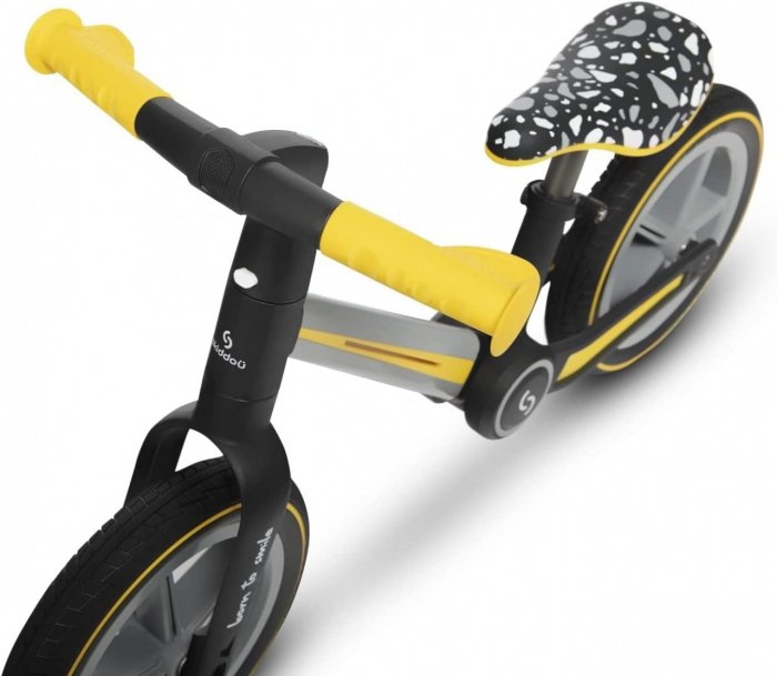 Bicicleta pliabila fara pedale Skiddou Ronny, Galben [7]