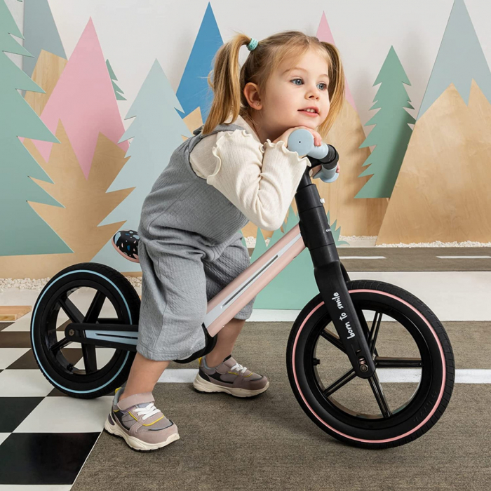 Bicicleta pliabila fara pedale Skiddou Ronny, Keep Pink, Roz [12]