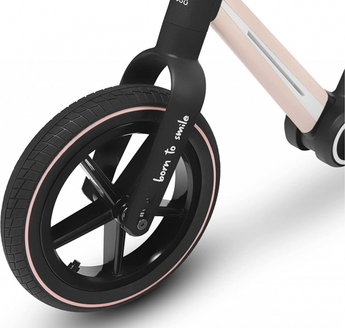 Bicicleta pliabila fara pedale Skiddou Ronny, Keep Pink, Roz [10]