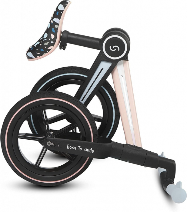 Bicicleta pliabila fara pedale Skiddou Ronny, Keep Pink, Roz [11]
