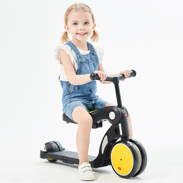 Bicicleta, tricicleta si trotineta Chipolino All Ride 4 in 1 yellow [2]