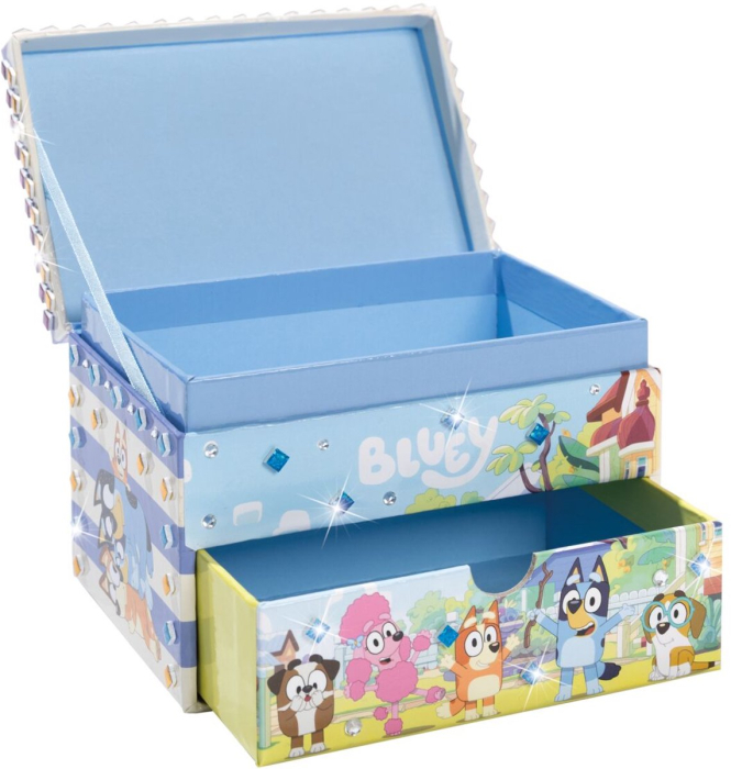 Set creativ DIY Decoreaza propria cutie de bijuterii, Bluey [3]