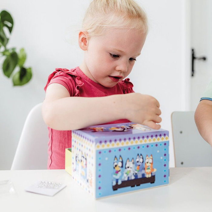 Set creativ DIY Decoreaza propria cutie de bijuterii, Bluey [6]