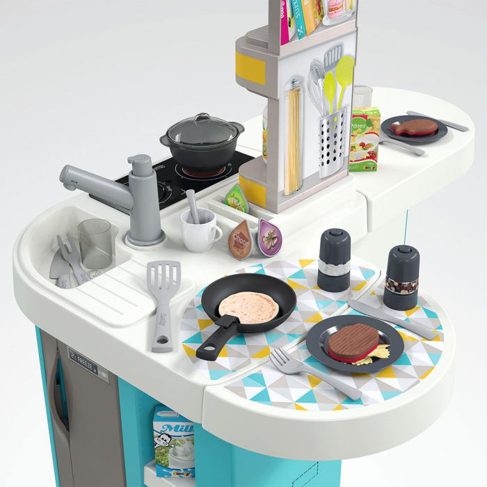 Bucatarie Smoby Tefal Studio XL Bubble albastru [8]
