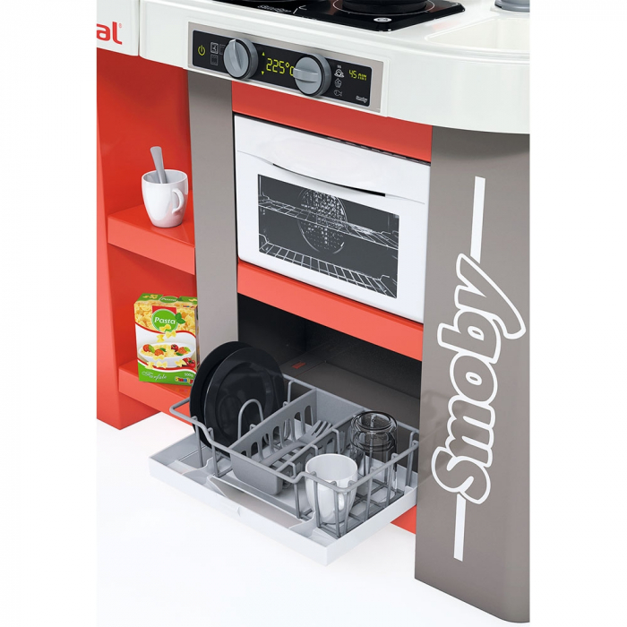 Bucatarie Smoby Tefal Studio XXL Bubble gri cu rosu [7]