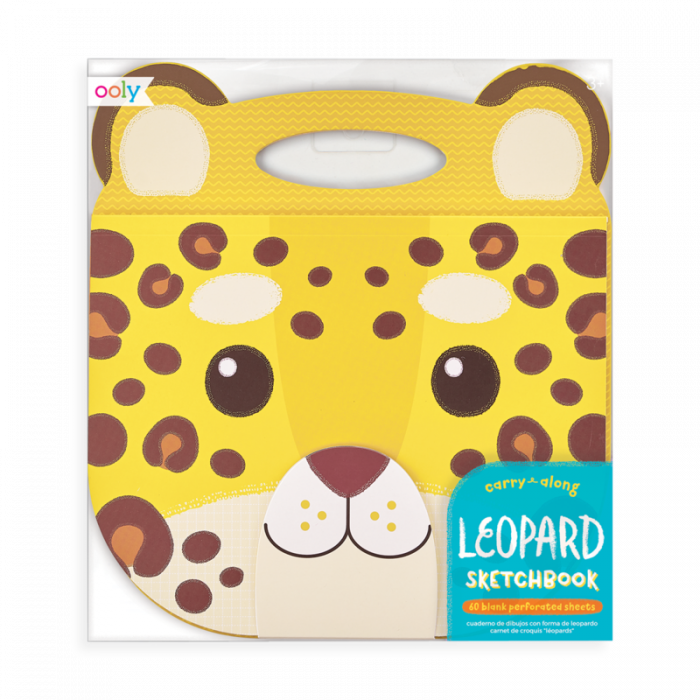 Caiet desen portabil - Leopard galben [5]