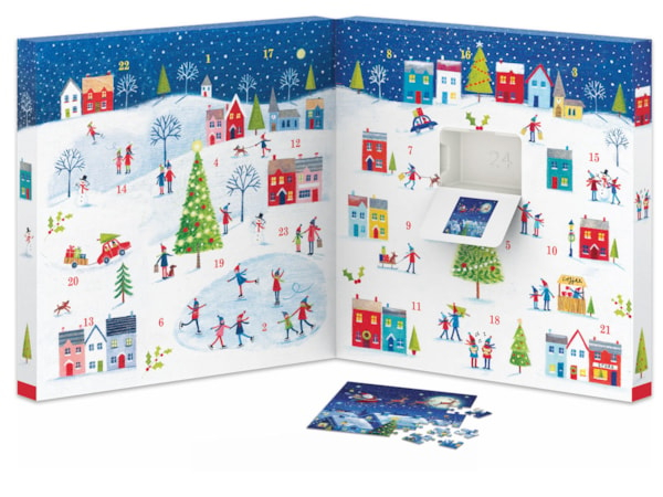 Calendar de Advent Oraselul de Craciun, 24 puzzle-uri, 50 piese [3]