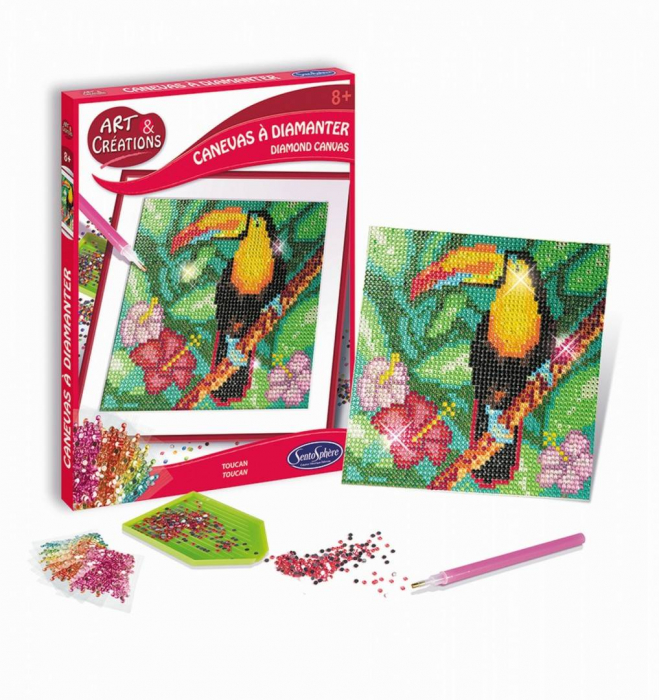 Canvas cu diamante - Tucan [2]