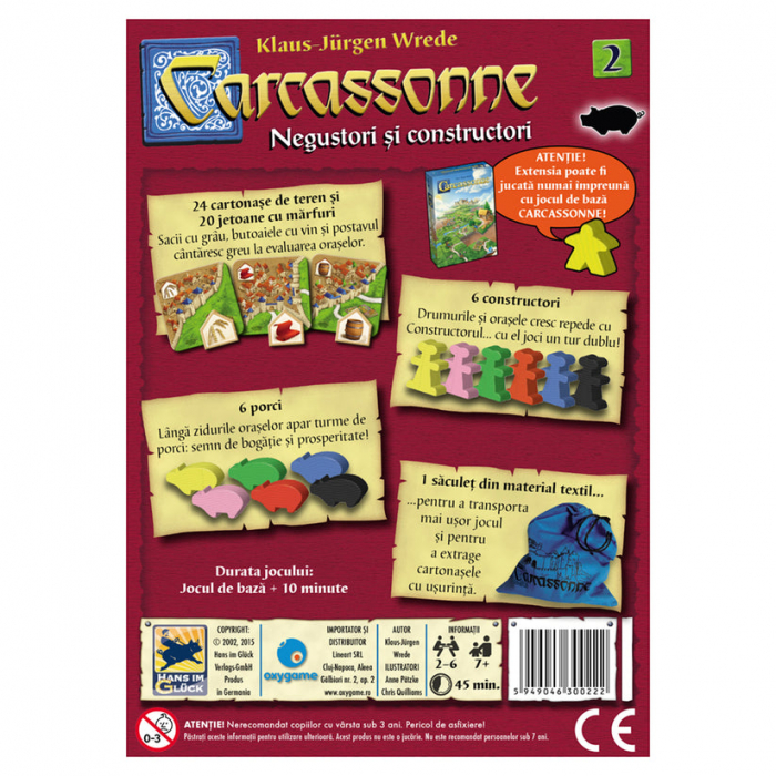 Carcassonne - Extensia 2: Negustori si constructori [4]