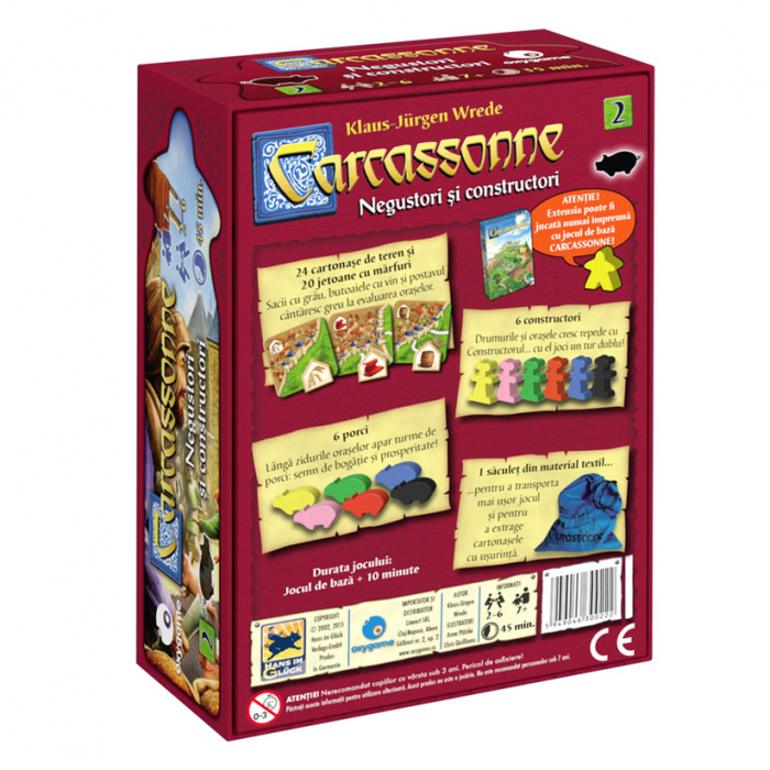 Carcassonne - Extensia 2: Negustori si constructori [3]