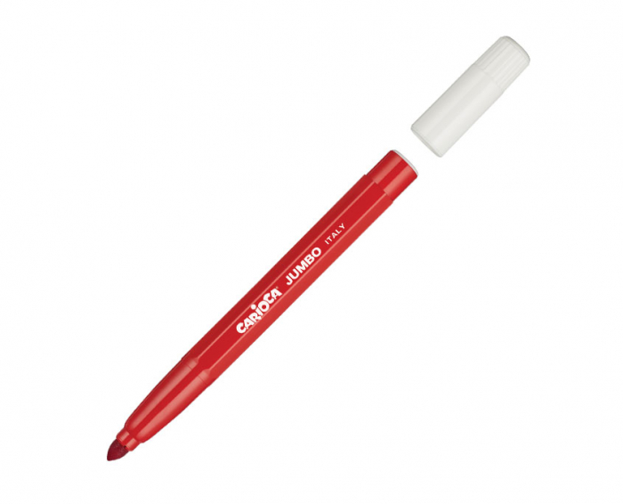 Carioci lavabile - 6 culori/set Carioca Jumbo cu varf rotund. [2]