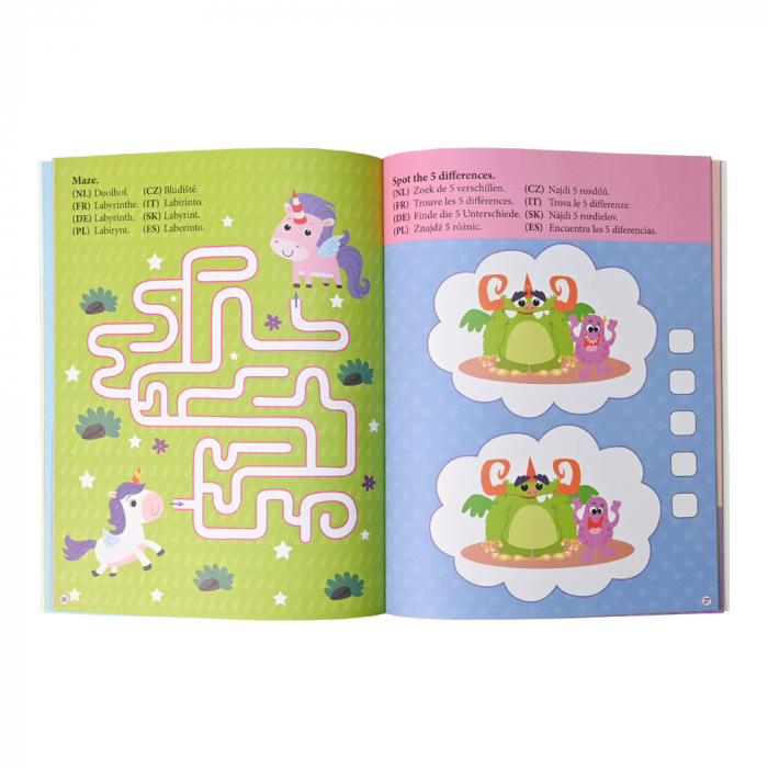 Carte cu activitati - unicorni [2]
