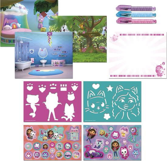 Carte cu activitati creative, Gabby's Dollhouse [2]