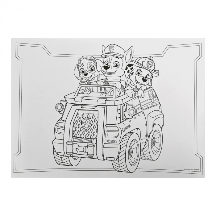 Carte de colorat A3 cu tematicaPaw Patrol [3]