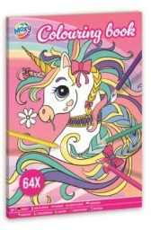 Carte de colorat, A4, 64 pagini, unicorni [1]
