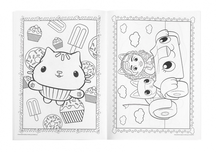 Carte de colorat Gabby's Dollhouse [5]