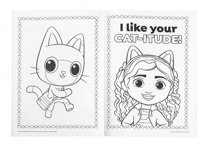 Carte de colorat Gabby's Dollhouse [4]