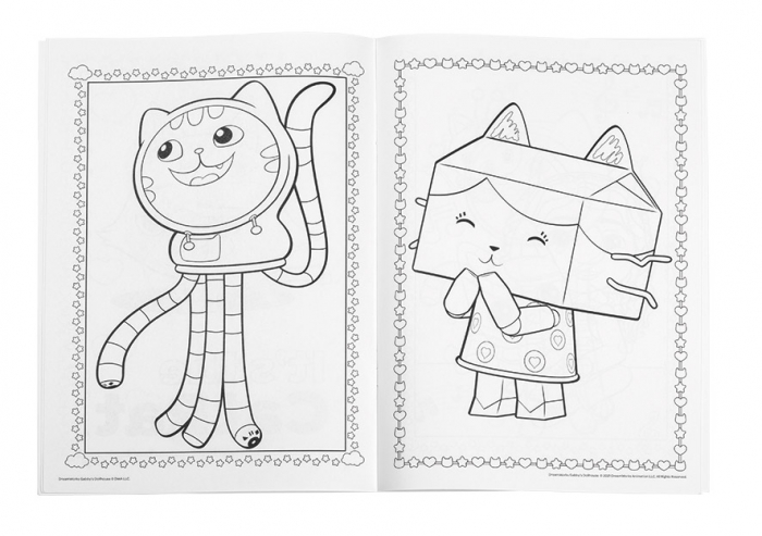 Carte de colorat Gabby's Dollhouse [3]