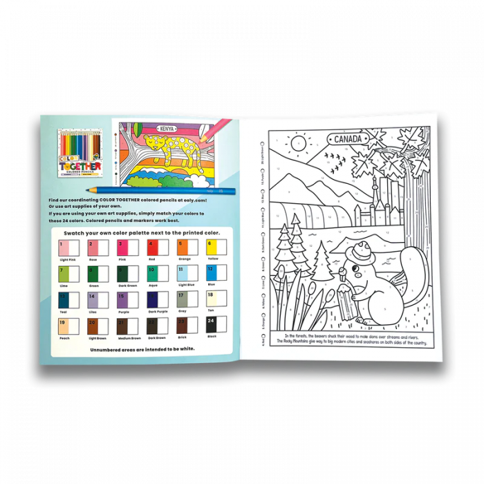 Carte de colorat pe numere - Lumea minunată [3]