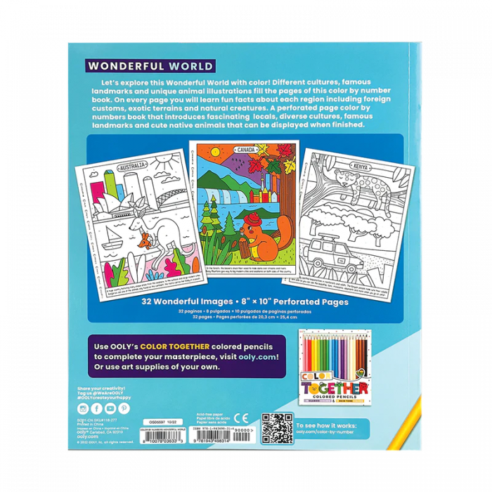 Carte de colorat pe numere - Lumea minunată [4]