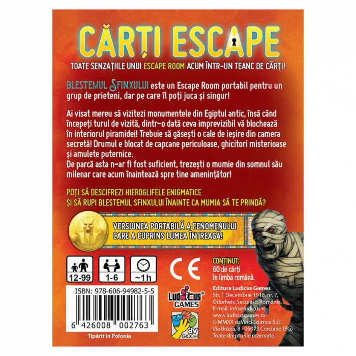 Carti Escape - Blestemul Sfinxului [3]