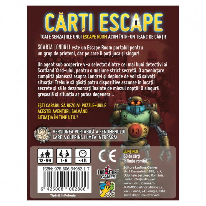 Carti Escape - Soarta Londrei [3]