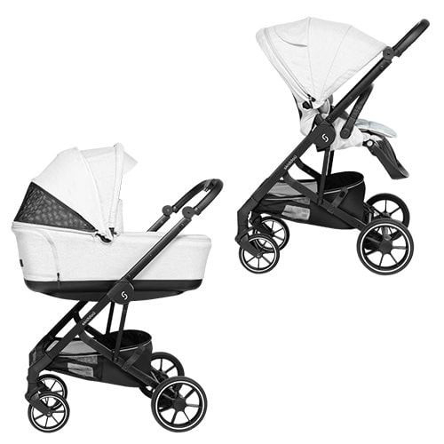 Carucior 2 in 1 Skiddou Moss Normandic Dream, Gri [7]