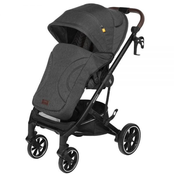 Carucior 2 in 1 Skiddou Moss Onyx, Negru [2]