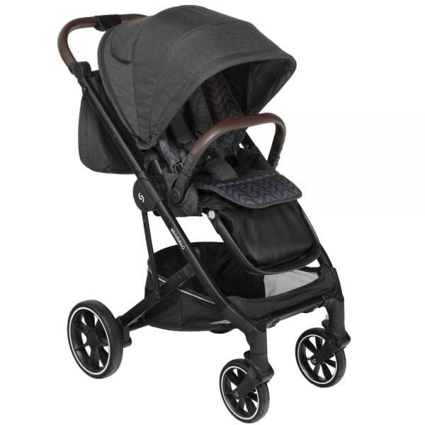 Carucior 2 in 1 Skiddou Moss Onyx, Negru [4]