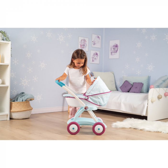 Carucior nou nascut pentru papusi Smoby Frozen [7]