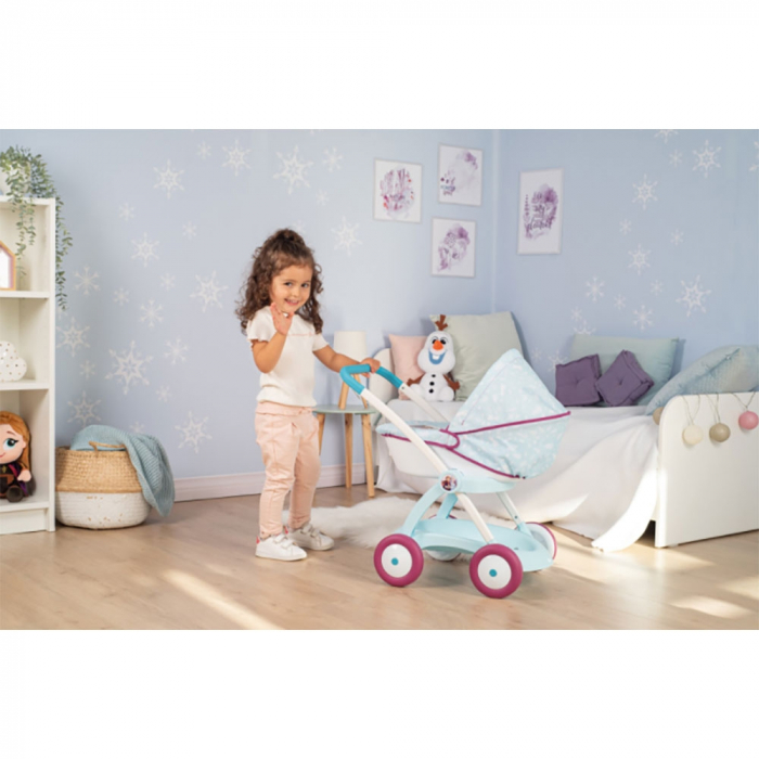 Carucior nou nascut pentru papusi Smoby Frozen [5]