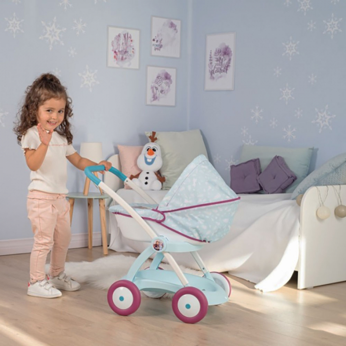Carucior nou nascut pentru papusi Smoby Frozen [3]