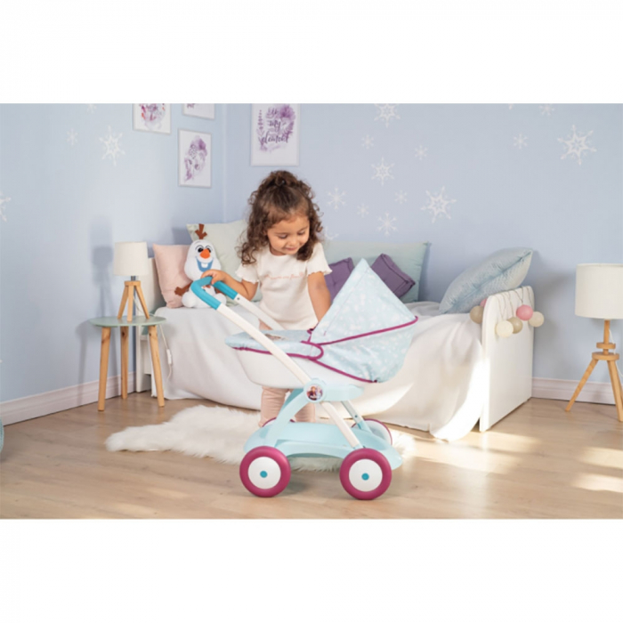 Carucior nou nascut pentru papusi Smoby Frozen [4]