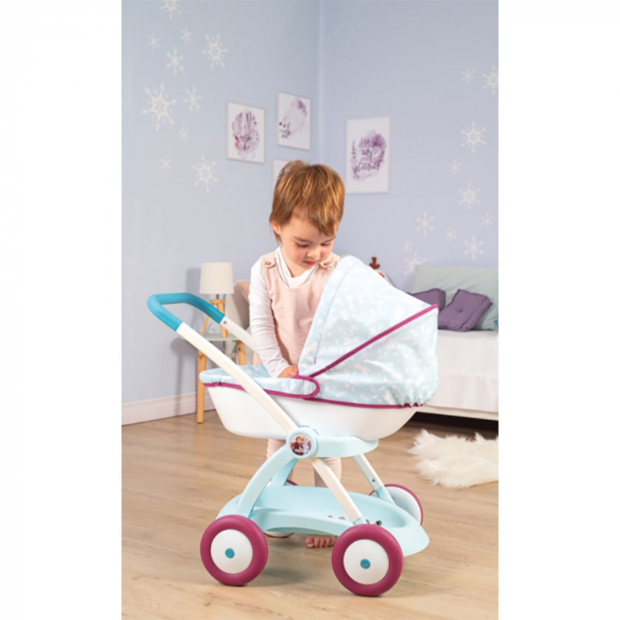Carucior nou nascut pentru papusi Smoby Frozen [6]
