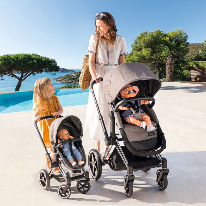 Carucior pentru papusi Smoby Cybex Corolle gri [20]