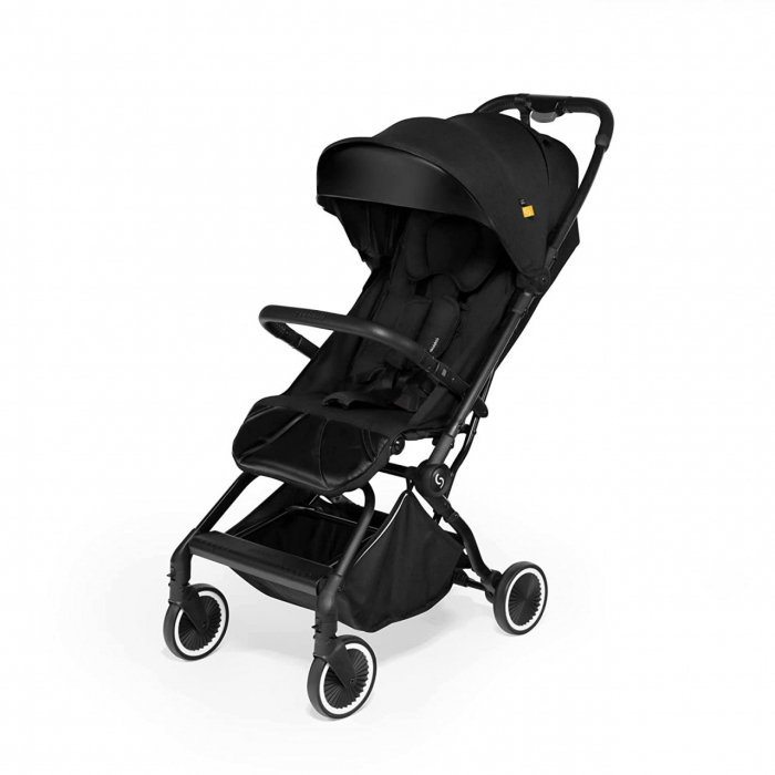 Carucior sport pliabil Skiddou Espoo+ Onyx, ultracompact pentru calatorii, Negru [6]