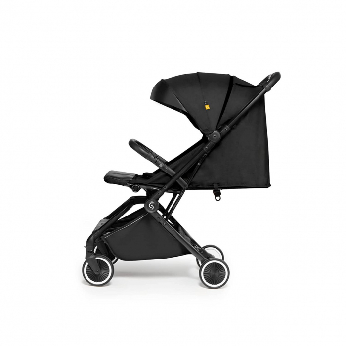 Carucior sport pliabil Skiddou Espoo+ Onyx, ultracompact pentru calatorii, Negru [4]