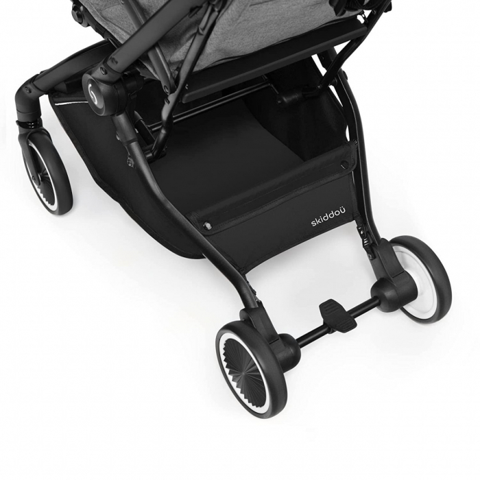 Carucior sport pliabil Skiddou Espoo+ Onyx, ultracompact pentru calatorii, Negru [7]