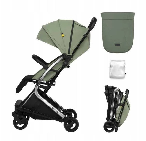 Carucior sport pliabil Skiddou Mikkeli Wild climber, ultracompact pentru calatorii, Verde [1]