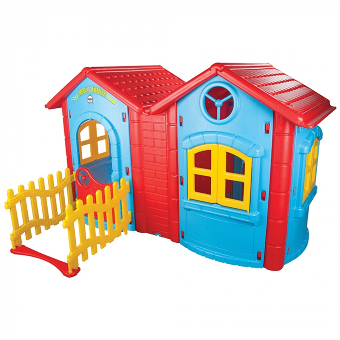 Casuta pentru copii Pilsan Double Magic House blue [2]