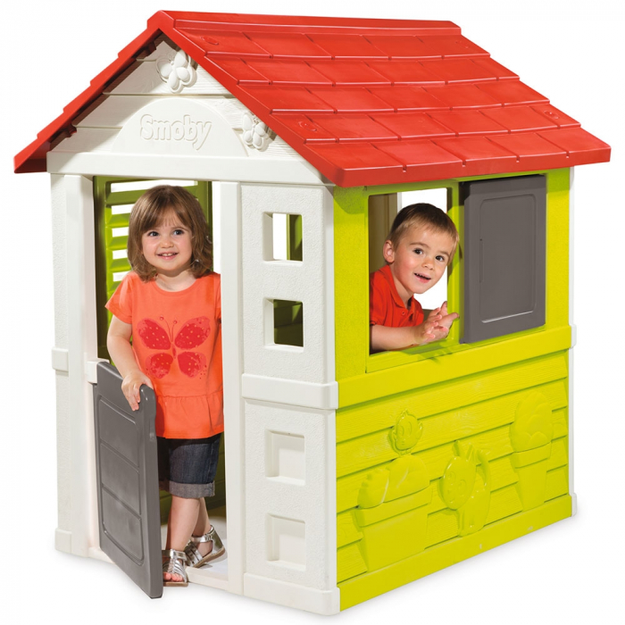Casuta pentru copii Smoby Nature Playhouse [2]