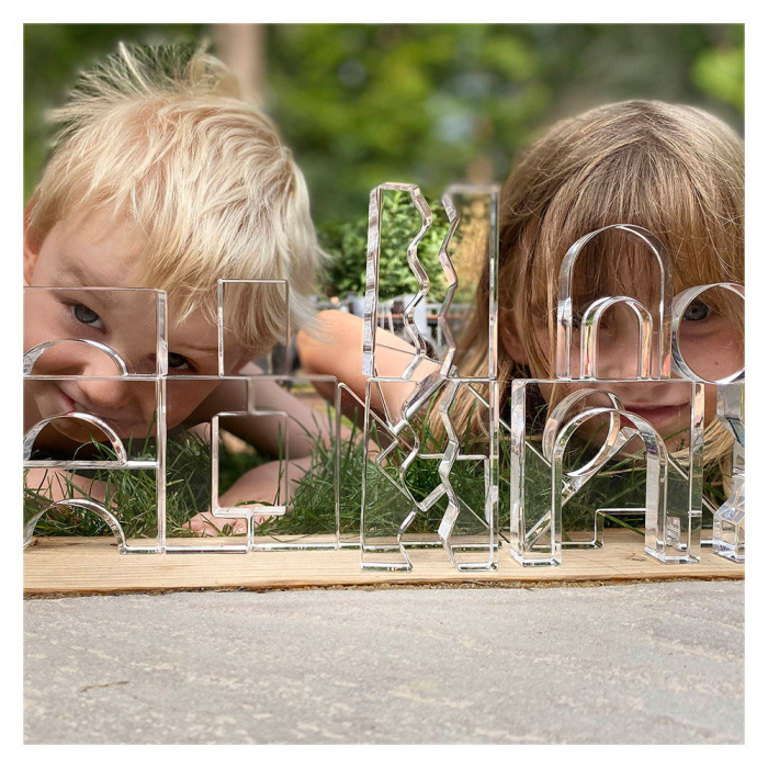 Clear Crystal, blocuri transparente, 25 buc., TickiT [3]