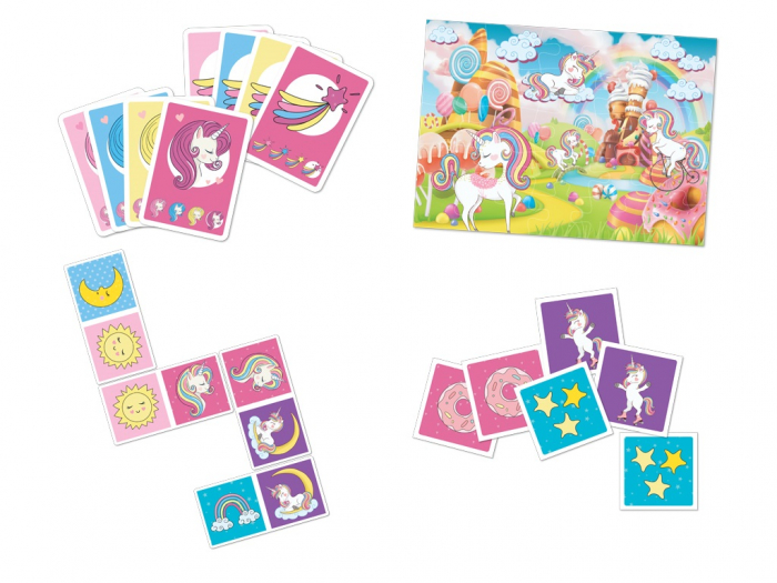 Colectie jocuri cu unicorni, 4 in 1 - Unicorni magici [3]