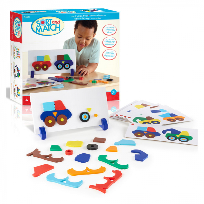 Construction Truck, joc magnetic de sortare, Guidecraft [1]