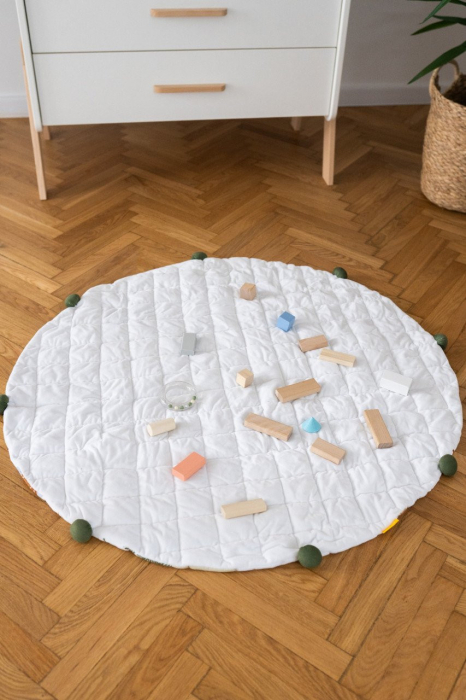 Covoras senzorial si educational bebelusi Skiddou Doee, 105 cm [6]