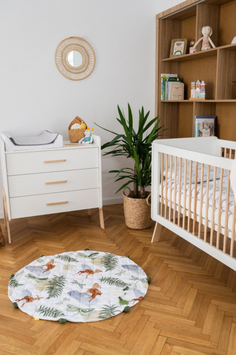 Covoras senzorial si educational bebelusi Skiddou Doee, 105 cm [5]
